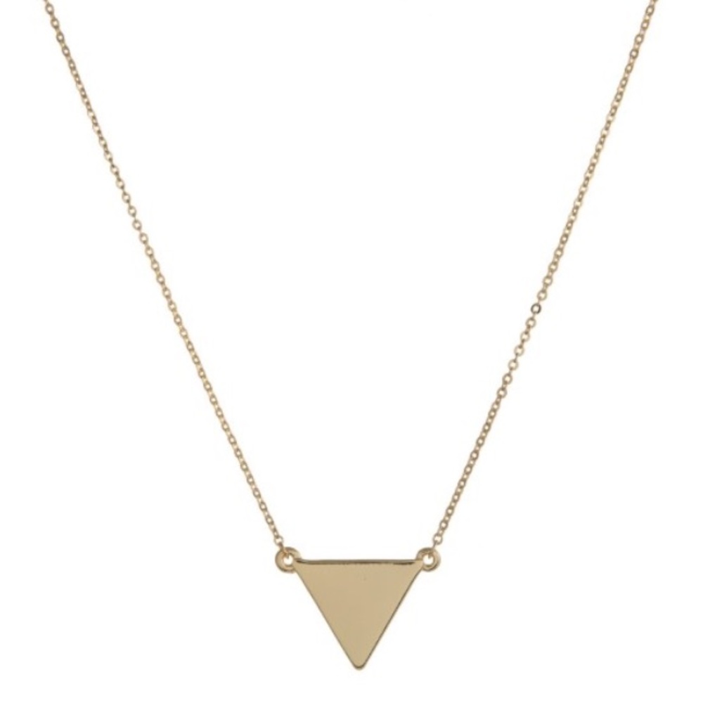 🌸3 For $10🌸 Gold Triangle Necklace